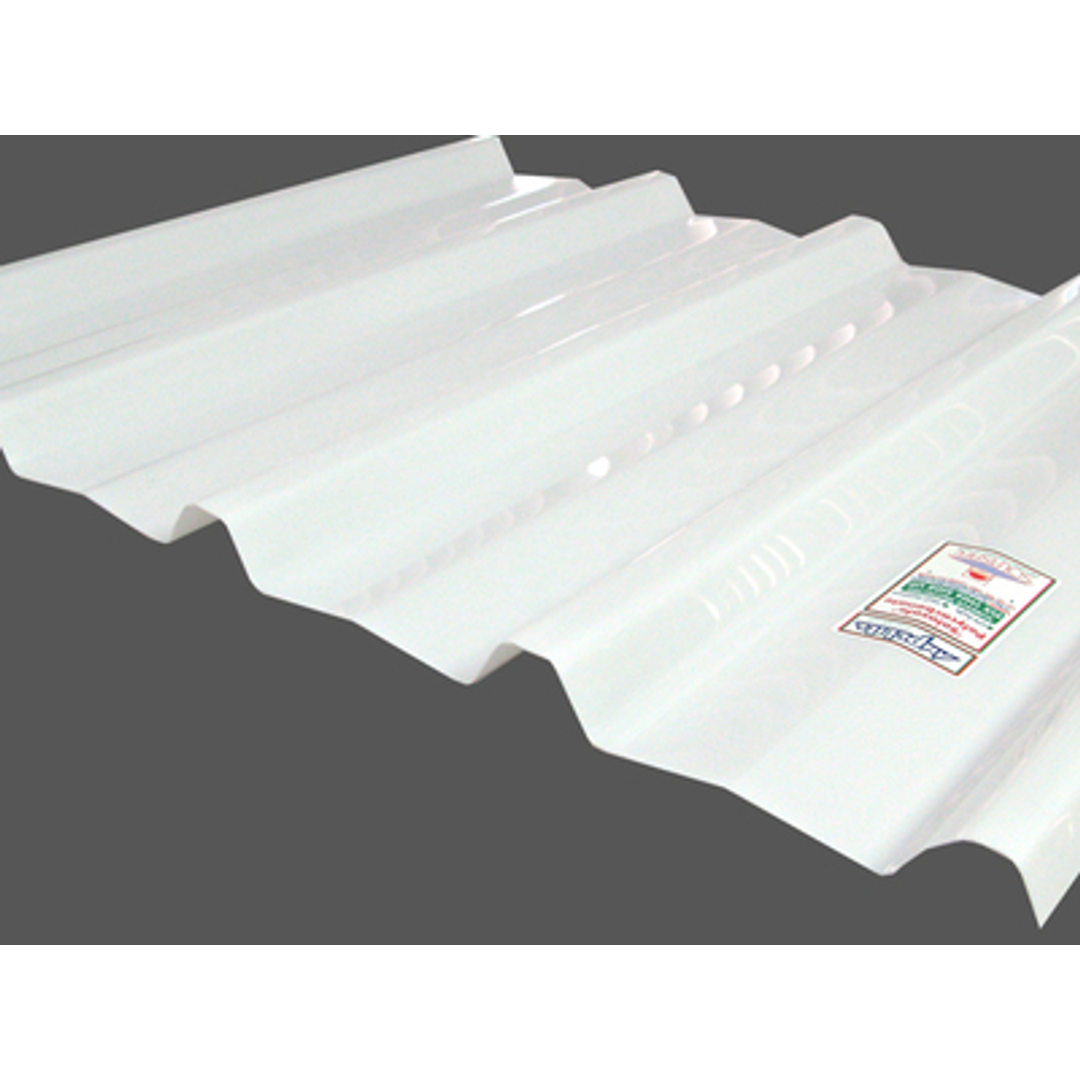 Polycarbonate Sheeting-5 Rib 3000Mm  Opal(Alb) Not Pearl