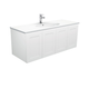 Fienza Rotondo 1200mm Ceramic Mila Shaker Wall Hung Cab No Handles 3 Tap Hole