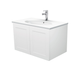 Fienza Rotondo Ceramic  Mila Shaker Wall Hung Cab No Handles Right 3 Tap Hole - 750mm