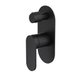 LINSOL Capo 1-Plate Wall Mixer With Divertor - Matte Black
