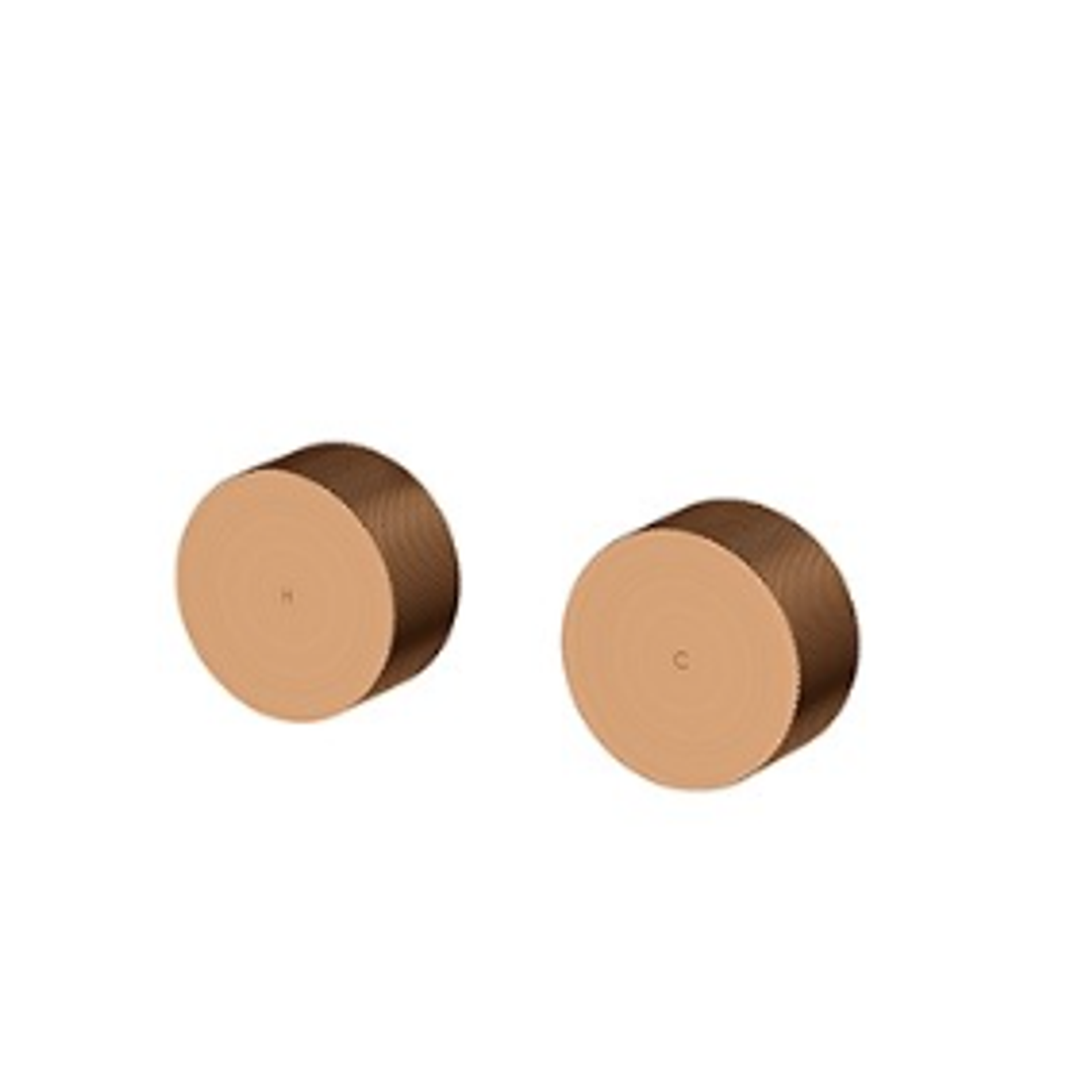 Streamline Vierra Wall Taps Brushed Rose Gold
