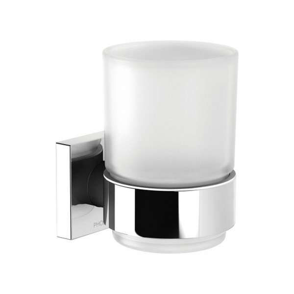 Phoenix Radii Tumbler & Holder Square - Chrome