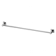 Phoenix RadII Single Towel Rail 600Mm Square Plate - Chrome