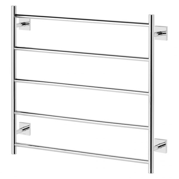 Phoenix RadII Towel Ladder 750 X 740mm Square Plate - Chrome