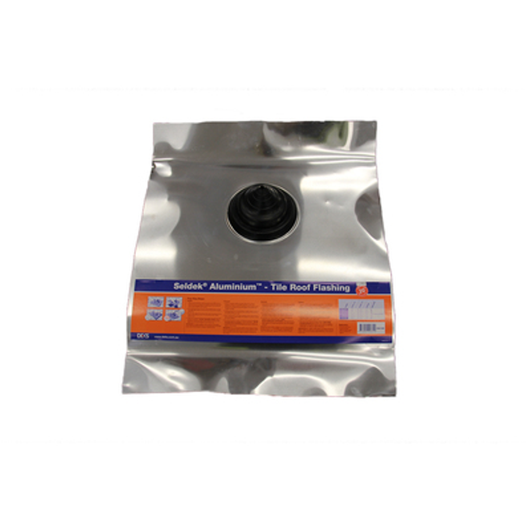 DEKTITE ON ALUMINIUM TILE FLASHING - BLACK (TFA 055-070 B2)
