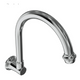 Ram Merino Wall Sink Gooseneck Spout 175mm Chrome White