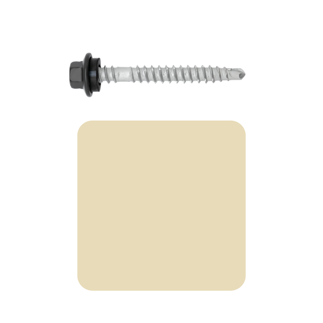 Roofing Screw Timber/Metal M6# 25mm Colorbond (1000 Pack)