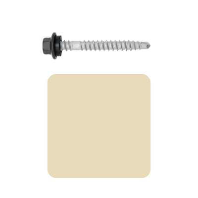 Roofing Screw Timber/Metal M6# 25mm Colorbond (1000 Pack)