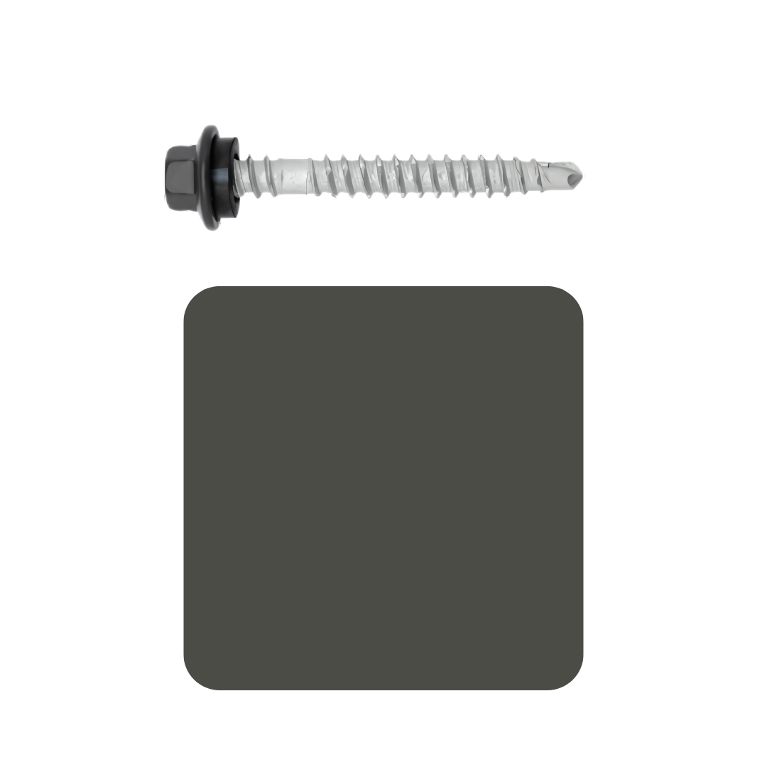 Roofing Screw Timber/Metal M6# 25mm Colorbond (1000 Pack)