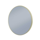 Remer S-Series 600 Round Backlit Led Mirror Baltic Brass Frame