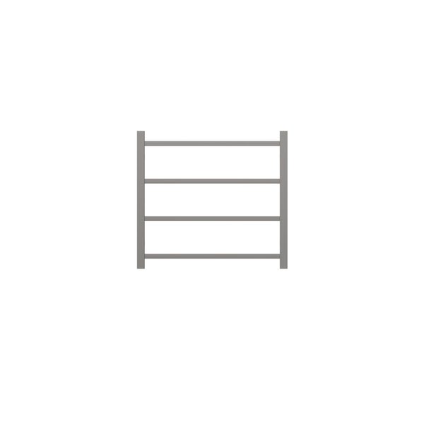 Linsol Spirit 4 Bar Heated Towel Rail - Gunmetal