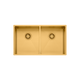 Oliveri Sb63Au Spectra Double Bowl Gold Sink