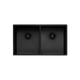 Oliveri Sb63Au Spectra Double Bowl Black Sink