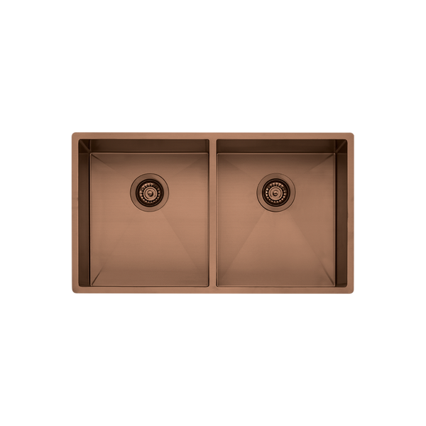 Oliveri Spectra Double Bowl Sink - Copper