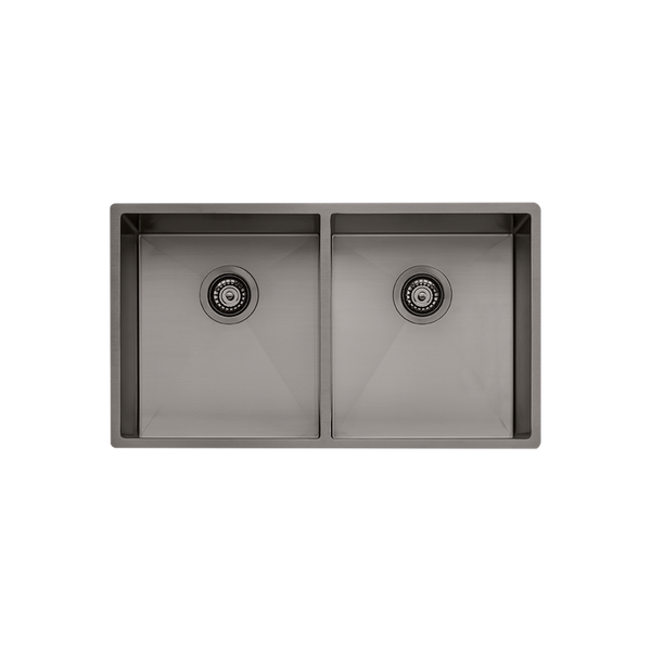 Oliveri Spectra Double Bowl Sink - Gunmetal