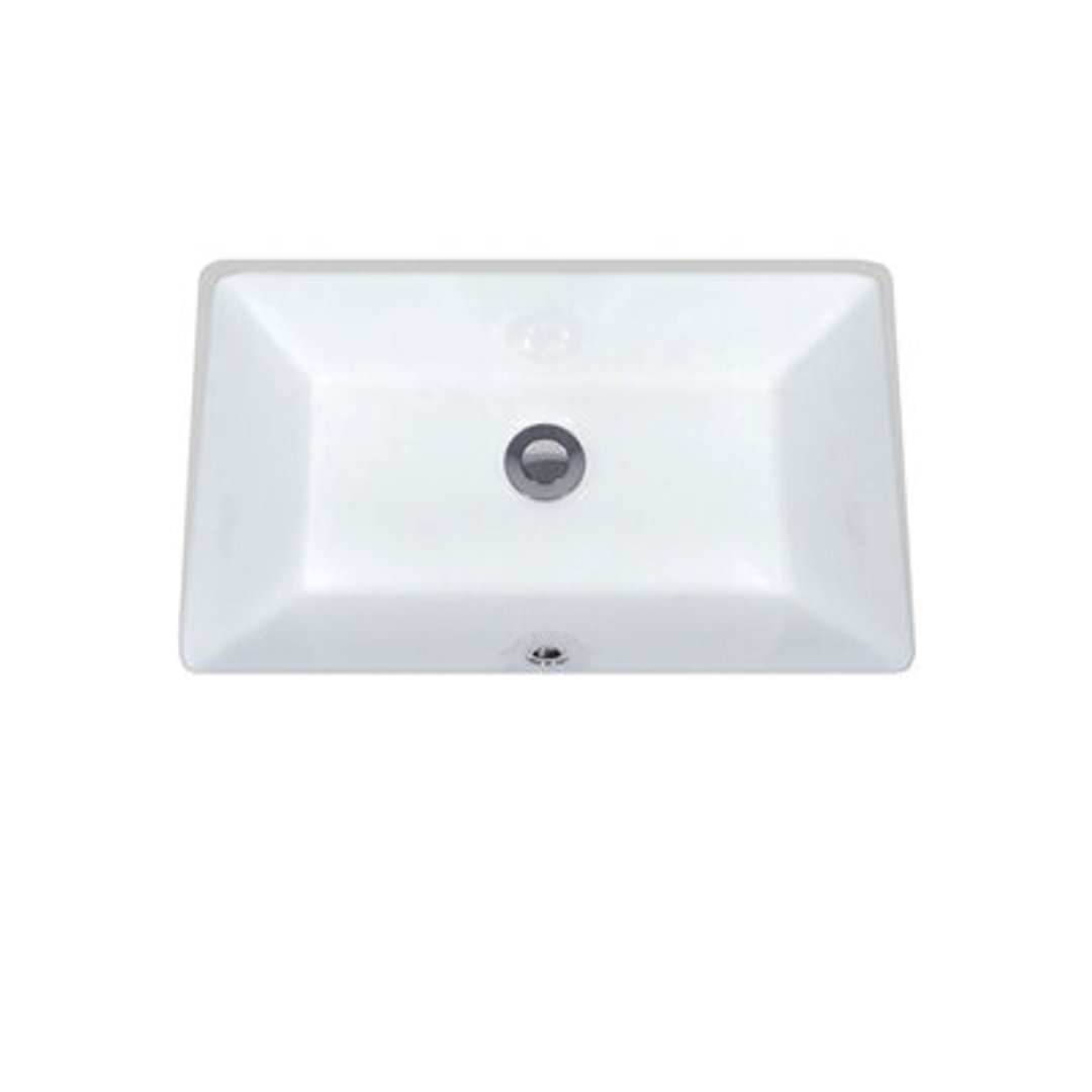 Seima Kyra Under Counter Rectangular Basin White 527 X 345 Sbc-216