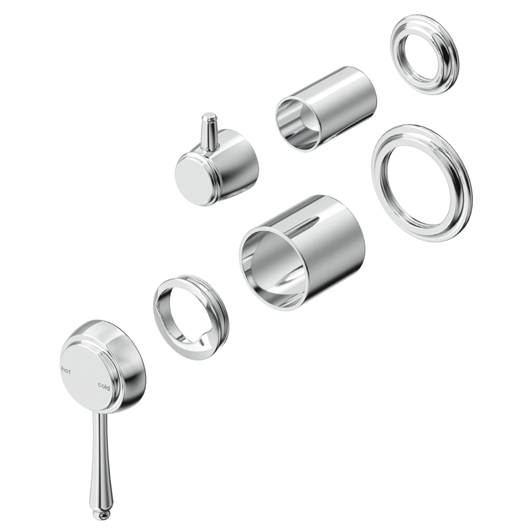 Bella Vista Mica Heritage Mixer Diverter - 2P - Trim Kit- French Gold