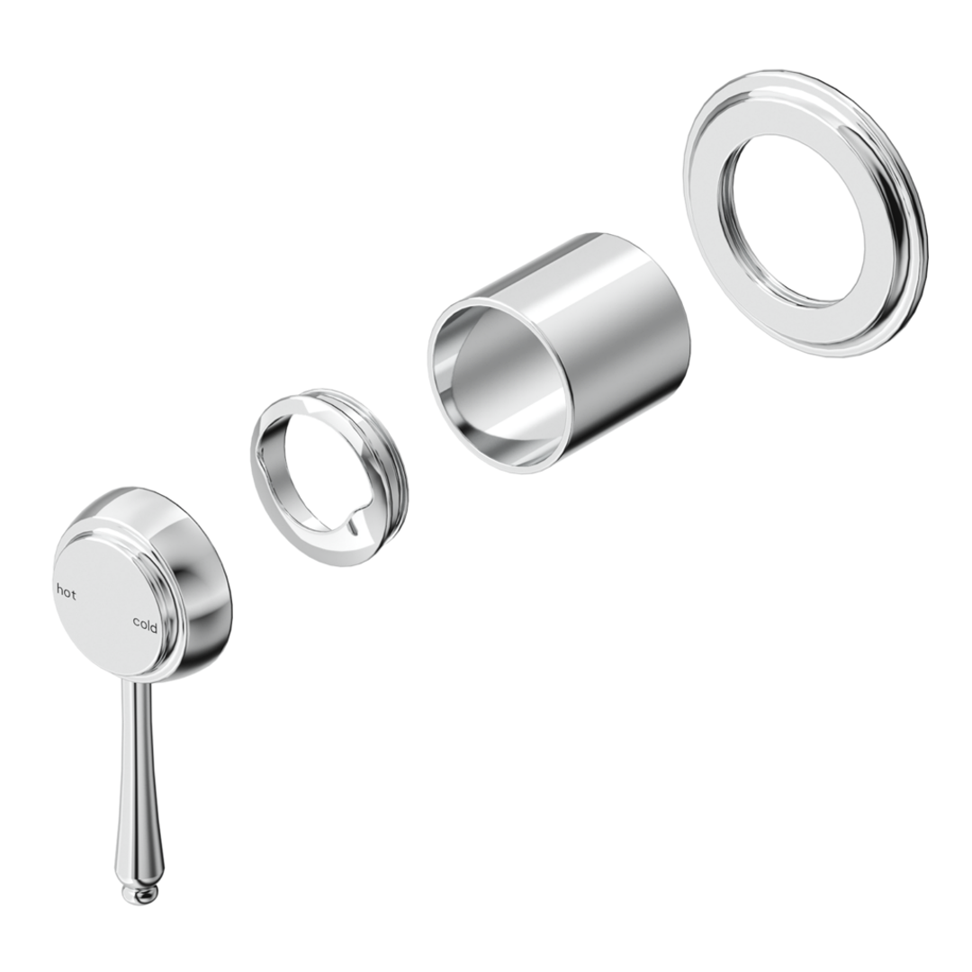Bella Vista Mica Heritage Shower Mixer Trim Kit Only Dusk Bronze