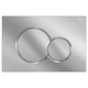 Fienza Sigma Chrome Round Button Flush Plate Suits Geberit Sigma Cistern