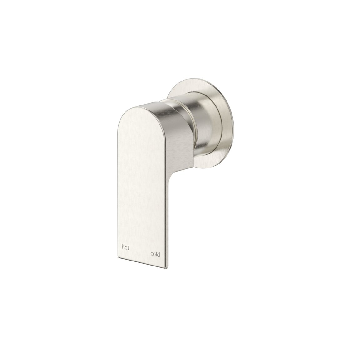 Bella Vista Eleniko Shower Mixer - Round - Trim Kit - Brushed Nickel