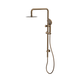 LINSOL Sofia Shower Combo With Multifunction Handpiece & 200Mm Round Head Aged Bronze