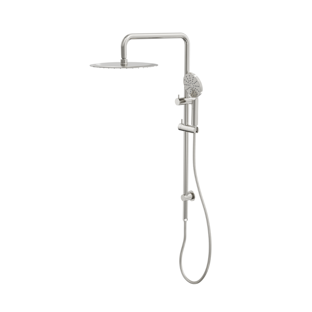 Linsol Sofia Shower Combo With Multifunction Hand Piece & 300Mm Round Head Brushed Nickel