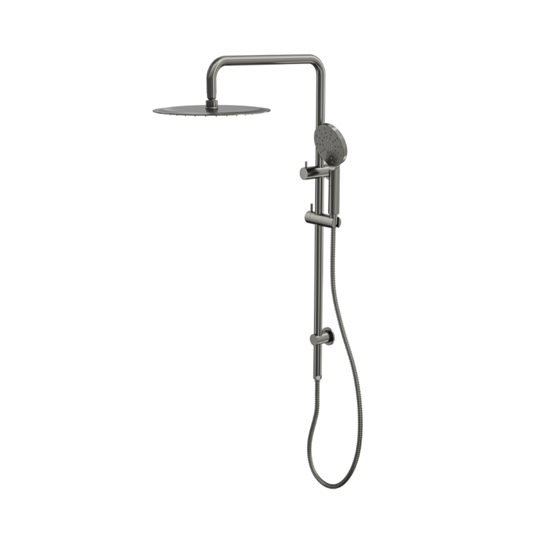 Linsol Sofia Shower Combo With Multifunction Handpiece And 300Mm Round Head Gunmetal
