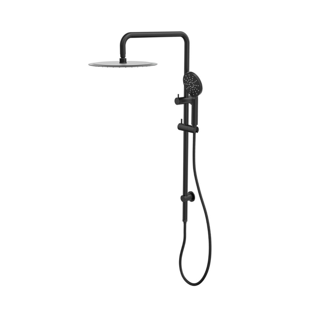 Linsol Sofia Shower Combo With Multifunction Handpiece And 300Mm Round Head Matte Black