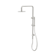 LINSOL Sofia Shower Combo With Slim Handpiece And 200Mm Round Head Brushed Nickel