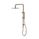 LINSOL Sofia Shower Combo With Slim Handpiece And 300Mm Round Head Aged Bronze