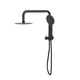 LINSOL Sofia Short Shower Combo With Multifunction Hand Piece & 200Mm Round Head Matte Black