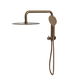 LINSOL Sofia Short Shower Combo With Multifunction Hand Piece & 300Mm Round Head Aged Bronze