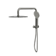 LINSOL Sofia Short Shower Combo With Multifunction Hand Piece & 300Mm Round Head Gunmetal