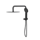 LINSOL Sofia Short Shower Combo With Multifunction Hand Piece & 300Mm Round Head Matte Black