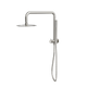 LINSOL Sofia Short Shower Combo With Slim Handpiece And 200Mm Round Head Brushed Nickel