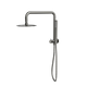 LINSOL Sofia Short Shower Combo With Slim Handpiece And 200Mm Round Head Gunmetal