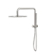 LINSOL Sofia Short Shower Combo With Slim Handpiece And 300Mm Round Head Brushed Nickel