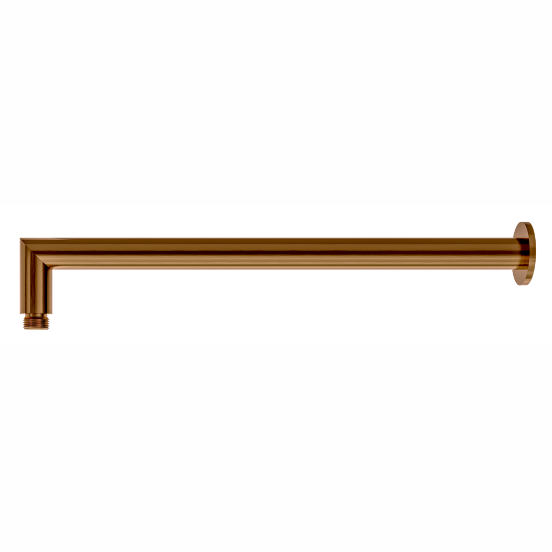 Linsol Sofia Round 400Mm Shower Wall Arm Aged Bronze