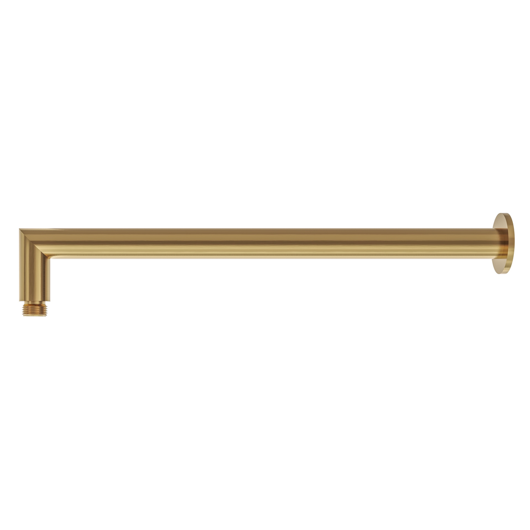 Linsol Sofia Round 400Mm Shower Wall Arm Brushed Brass