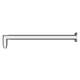 LINSOL Sofia Round 400Mm Shower Wall Arm Chrome