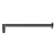 LINSOL Sofia Round 400Mm Shower Wall Arm Gunmetal