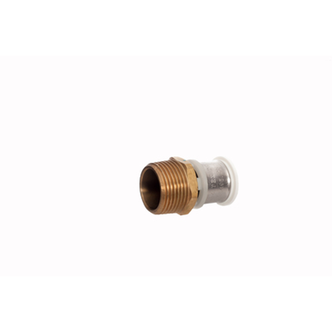 Procrimp No.3 Straight Connector Male Thread 20P X 20 MI  Eq
