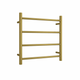 Thermorail STRAIGHT/ROUND 550X550X122MM 41W 4 BARS-BRUSHED GOLD