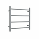 Thermorail STRAIGHT/ ROUND 550X550X122MM 41W 4 BAR GUN METAL
