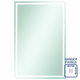 Thermogroup Sierra 1500x900mm With Hangers Rectangle Polished Edge Mirror with Sandblasted Border