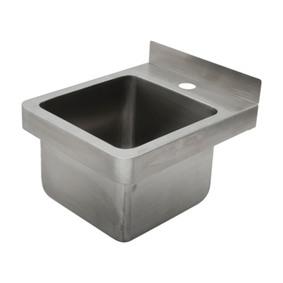 Interchange Uptown Wall Basin Slimline S/S 1 Tap Hole 300 X 355 X 200 Ss300Wb