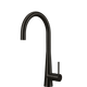 Oliveri Stainless Steel Black Goose Neck Mixer LEAD FREE