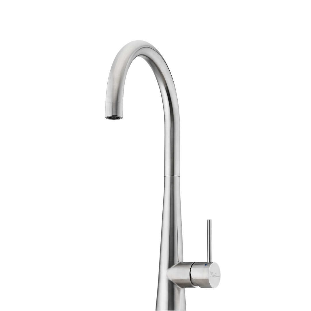 Oliveri Stainless Steel Stainles Goose Neck Mixer LEAD FREE