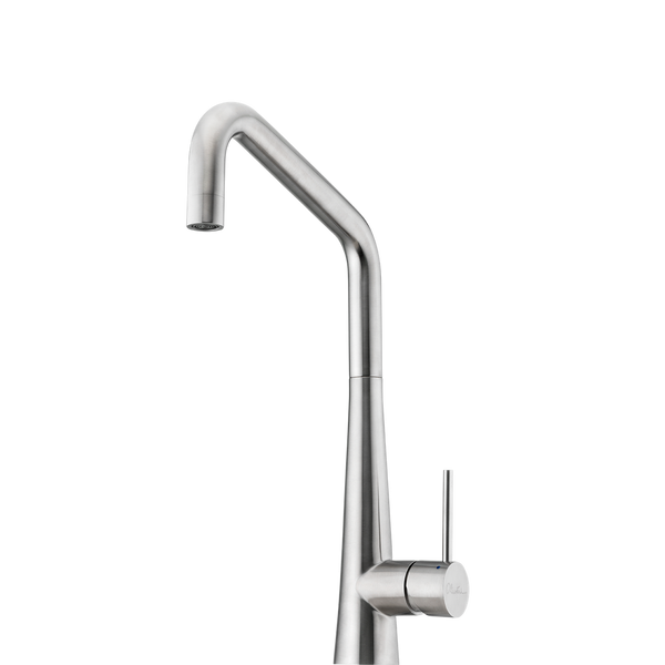 Oliveri Stainless Steel Stainless Square Gooseneck Mixer LEAD FREE