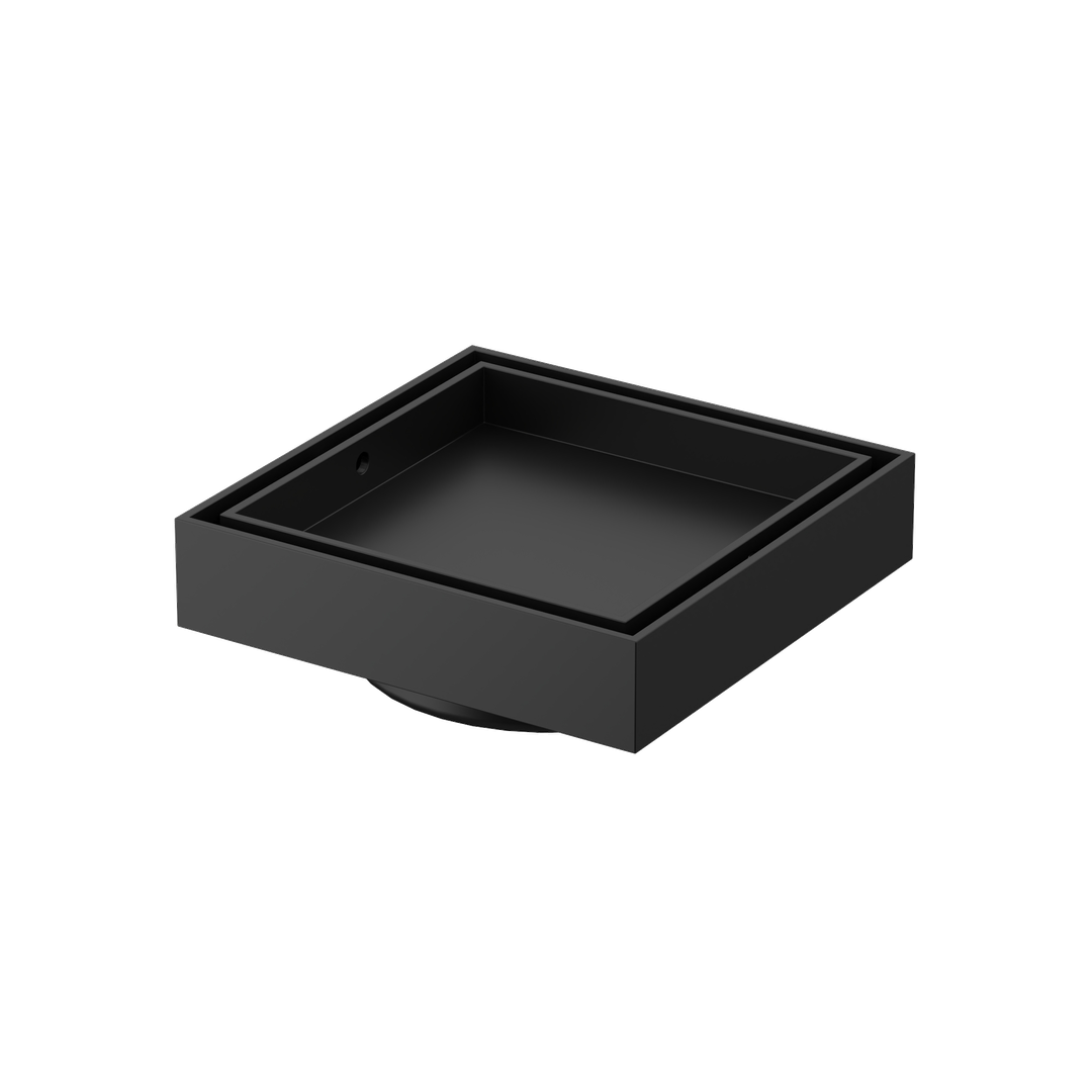Linkware Floor Tile Insert 316 50Mm Matte Black Sst634Mb